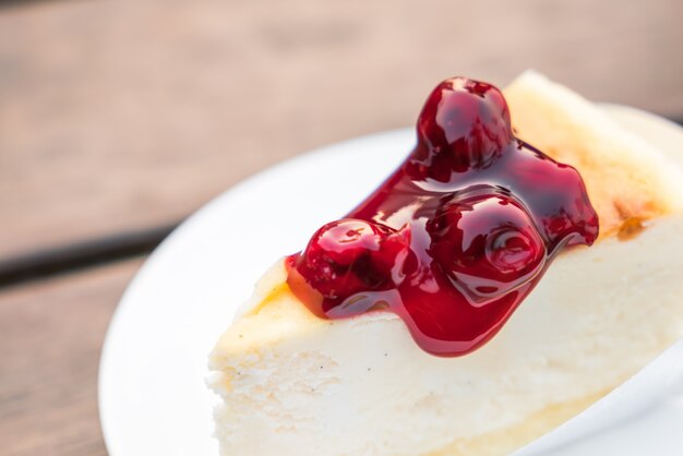 Scheibe von New York Cheesecake