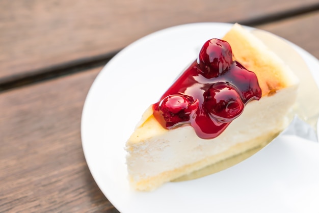 Scheibe von New York Cheesecake