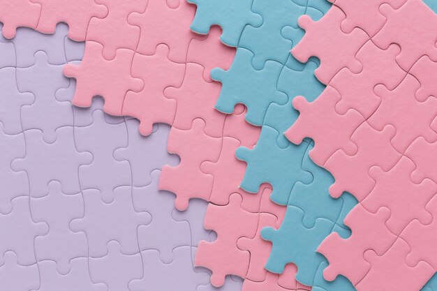 Schließen Sie oben auf Puzzlespielhintergrund