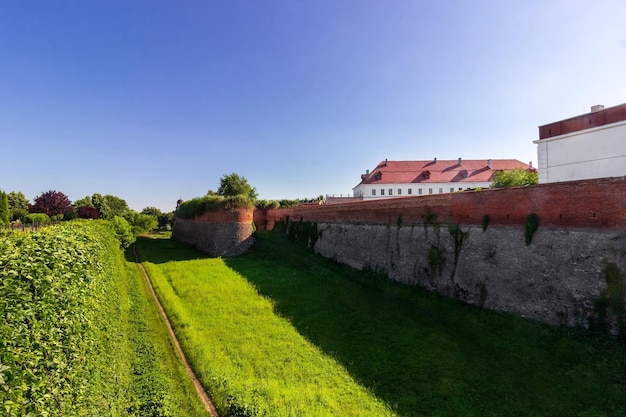 Schloss dubno, region rivne. sehenswürdigkeiten der ukraine.