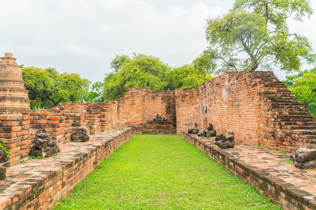 schöne alte Architektur historisch von Ayutthaya in Thailand