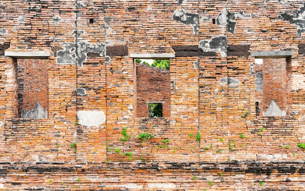 Schöne alte Architektur historische von Ayutthaya in Thailand