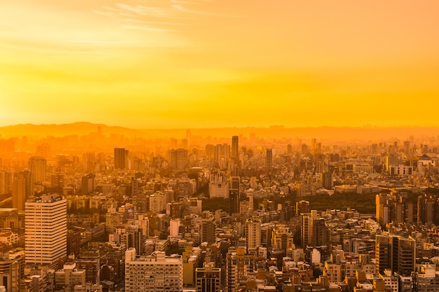 Schöne Architektur, die Taipeh-Stadt errichtet