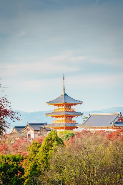 Schöne Architektur in Kiyomizudera Kyoto, Japan