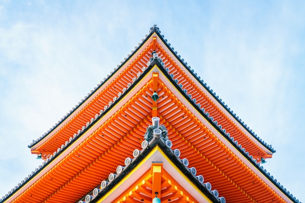 Kostenloses Foto schöne architektur in kiyomizudera kyoto, japan