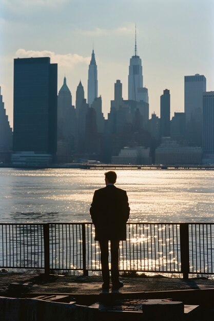 Schöne Aussicht auf New York City