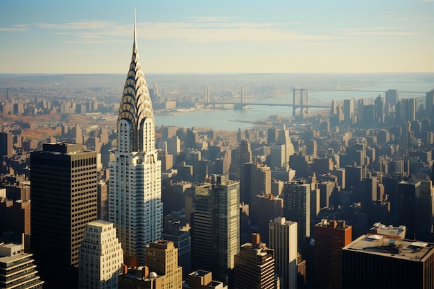 Kostenloses Foto schöne aussicht auf new york city