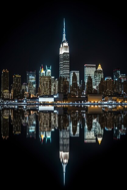 Schöne Aussicht auf New York mit dem Empire State Building