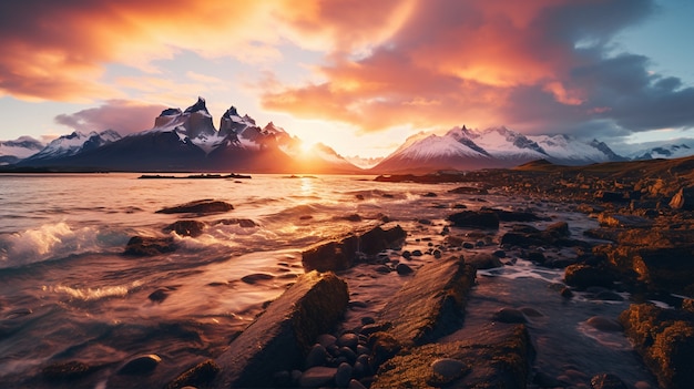 Kostenloses Foto schöne berglandschaft