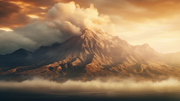 Kostenloses Foto schöne berglandschaft