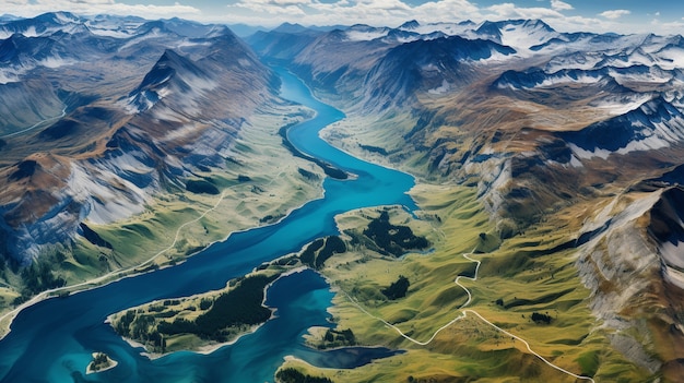 Kostenloses Foto schöne berglandschaft