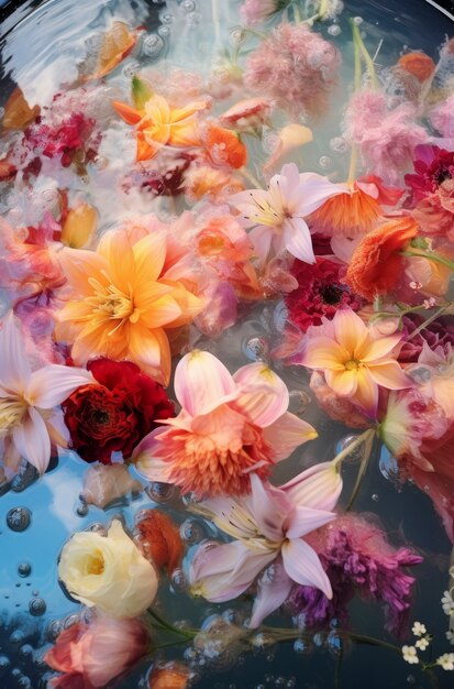 Schöne Frühlingsblumen-Wandpapier