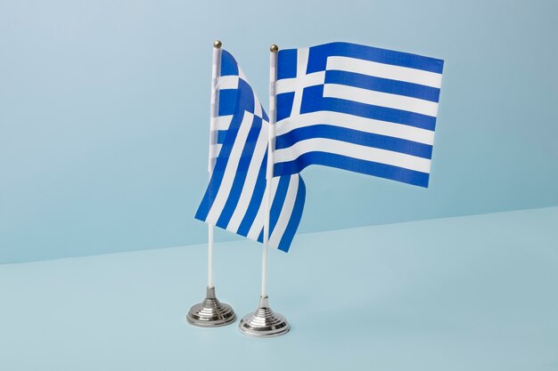 Schöne griechische Flagge