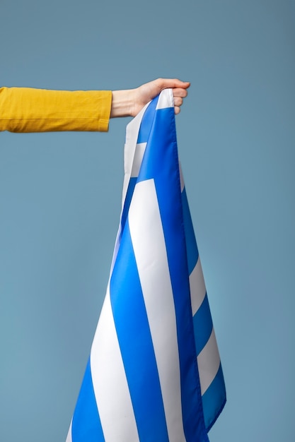 Schöne griechische Flagge