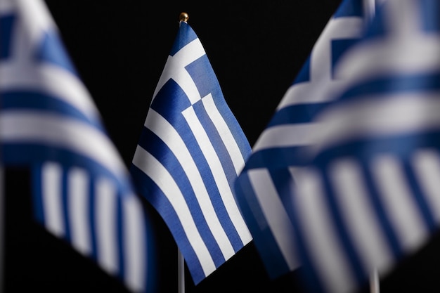 Kostenloses Foto schöne griechische flagge