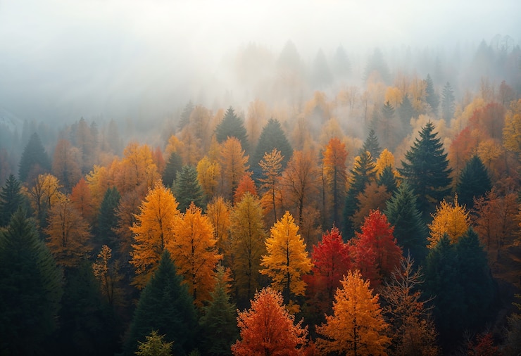Kostenlose Foto schöne herbstlandschaft