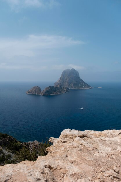 Schöne Landschaft der Insel