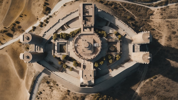 Kostenloses Foto schöne majestätische burg