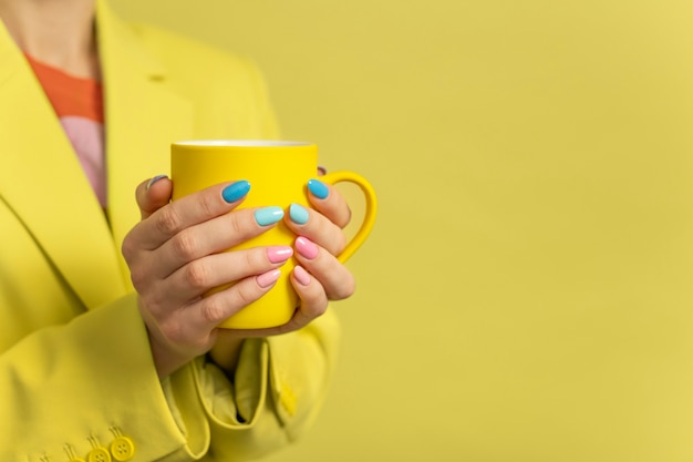 Schöne Nailart-Präsentation