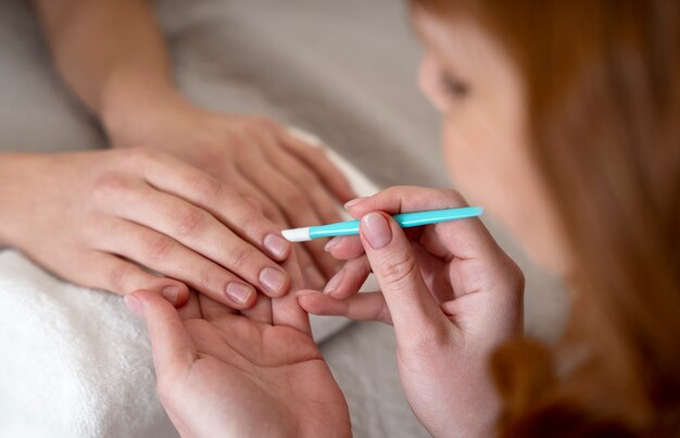 Schöne Nailart-Präsentation