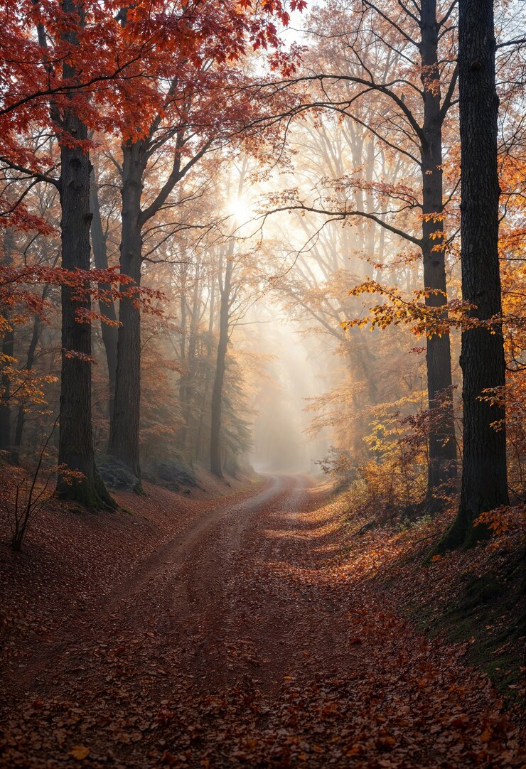 Kostenlose Foto schöne natürliche herbstszene