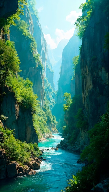 Schöne Naturlandschaft
