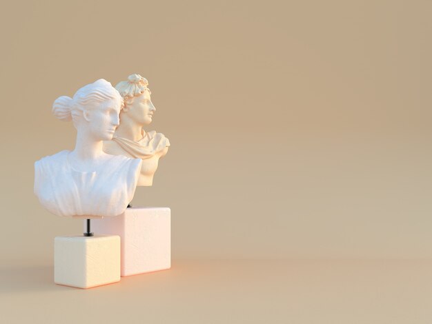 Schöne römische Figurenstatue