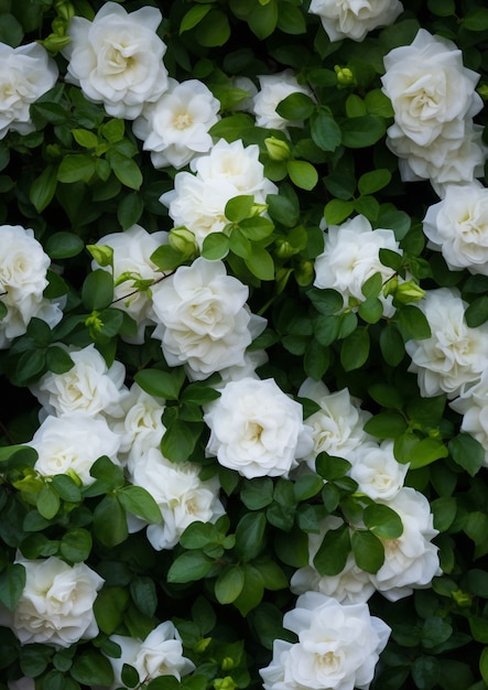 Kostenloses Foto schöne rosenanordnung von oben