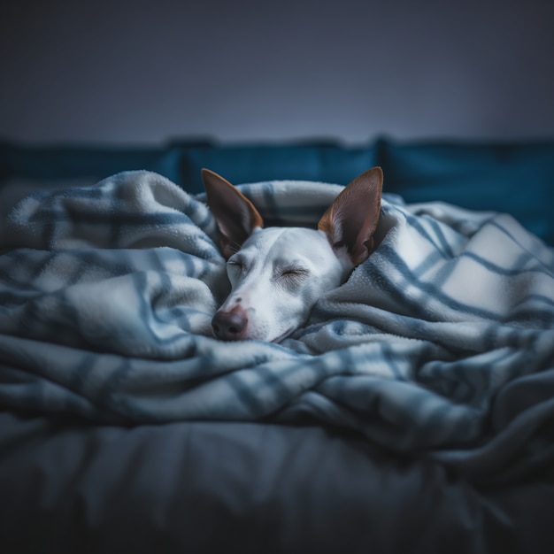 Schöne schlafende Hunde ai generiert