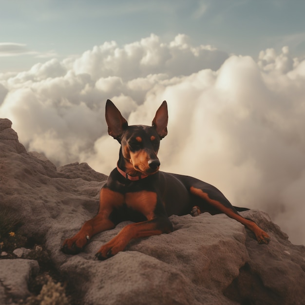 Kostenloses Foto schöne schlafende hunde ai generiert