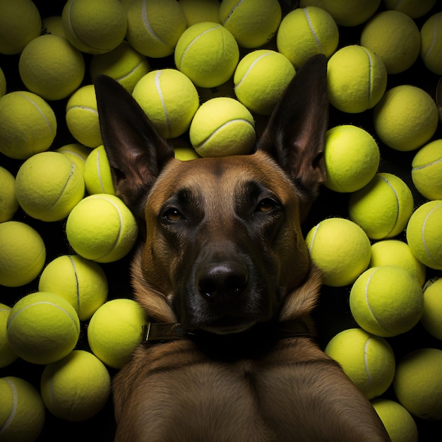 Kostenloses Foto schöne schlafende hunde ai generiert