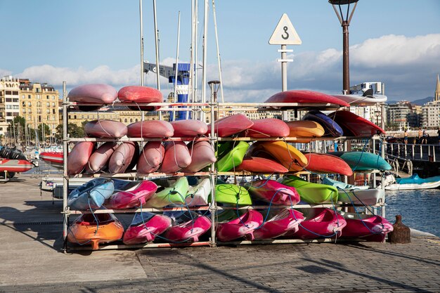 Schöne Szene des Roadtrips in San Sebastian