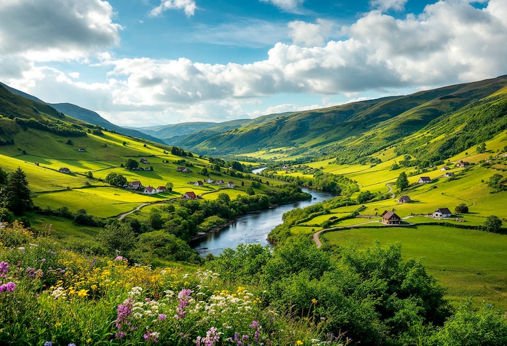 Kostenlose Foto schöne, vielfältige landschaft