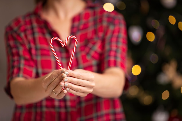 Schöne Weihnachten zu Hause Konzept