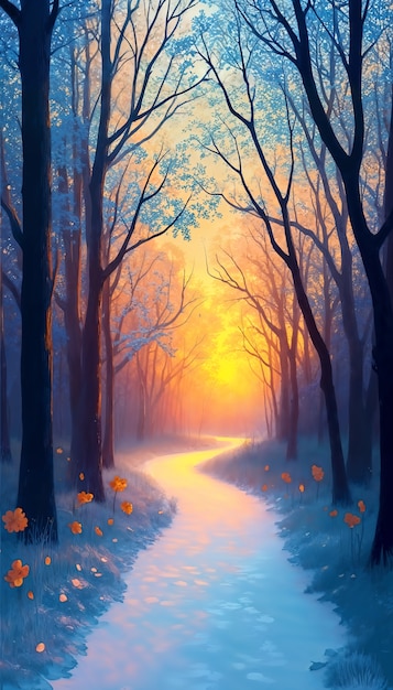 Schöne Winterlandschaft