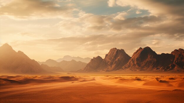 Schöne Wüstenlandschaft