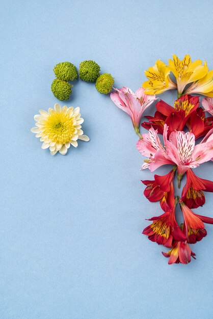 Schöner Blumenstillleben-Eierstock