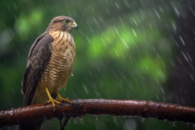 Schöner Falke in der Natur