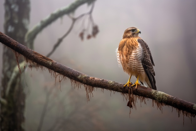 Schöner Falke in der Natur