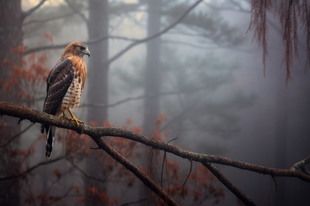 Kostenloses Foto schöner falke in der natur