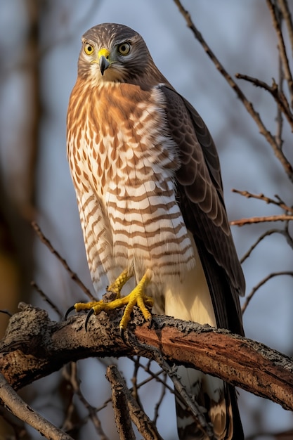 Schöner Falke in der Natur