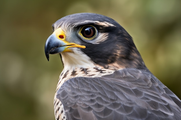 Schöner Falke in der Natur