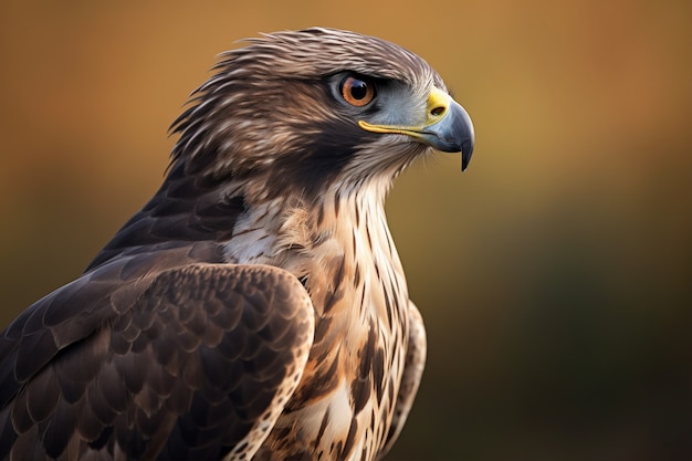 Kostenloses Foto schöner falke in der natur