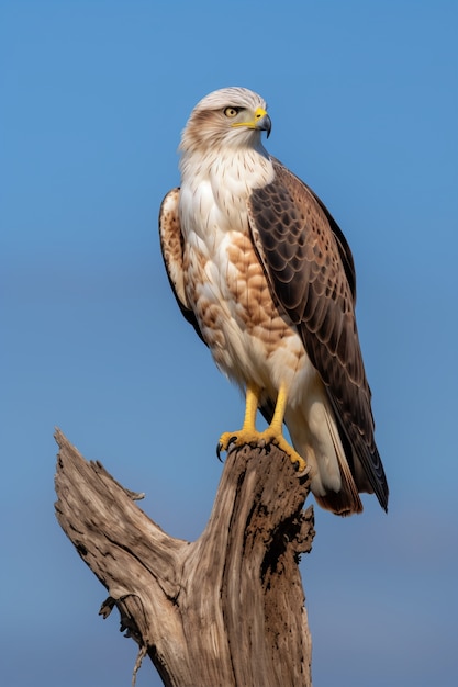 Kostenloses Foto schöner falke in der natur