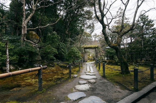 Schöner japanischer Garten