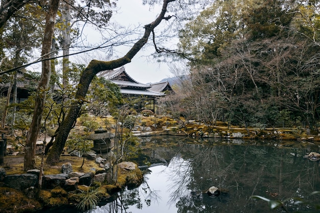 Schöner japanischer Garten