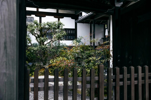 Schöner japanischer Garten