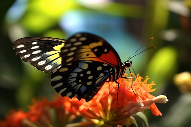 Kostenloses Foto schöner schmetterling in der natur