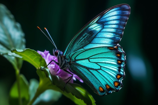 Schöner Schmetterling in der Natur