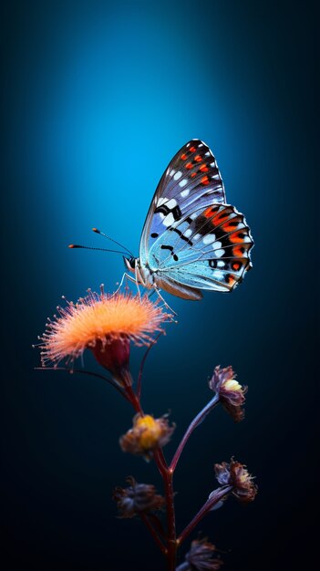 Schöner Schmetterling in der Natur